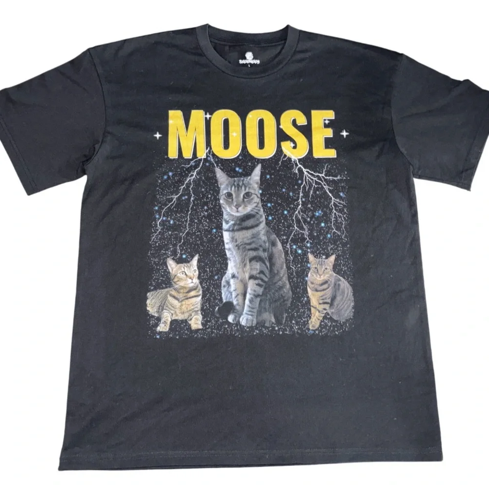 Black Cat Graphic Tee - Pets Cat